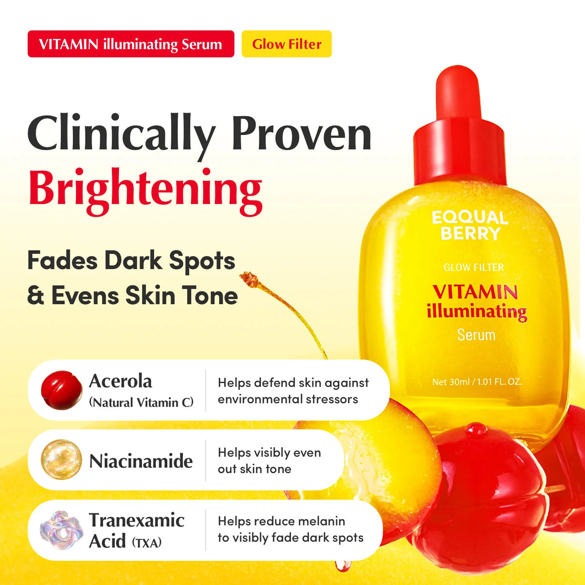 Eqqualbbery Vitamin illuminating Serum