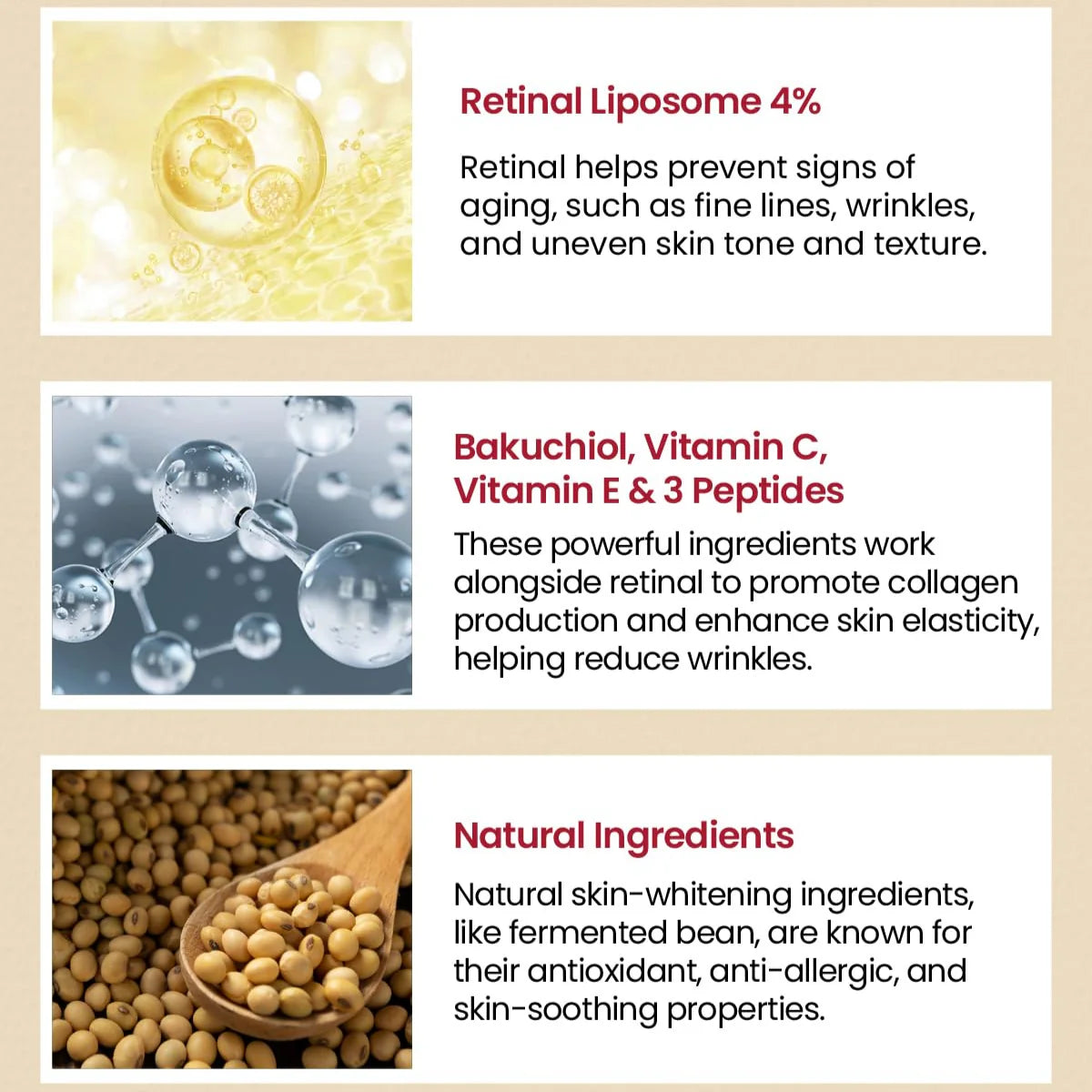 KSECRET Seoul 1988 Eye Cream : Retinal Liposome 4% + Fermented Bean