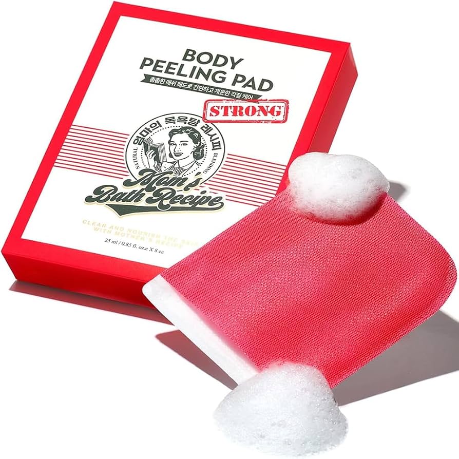 Mom's Bath Recipe Body Peeling Pad - Strong