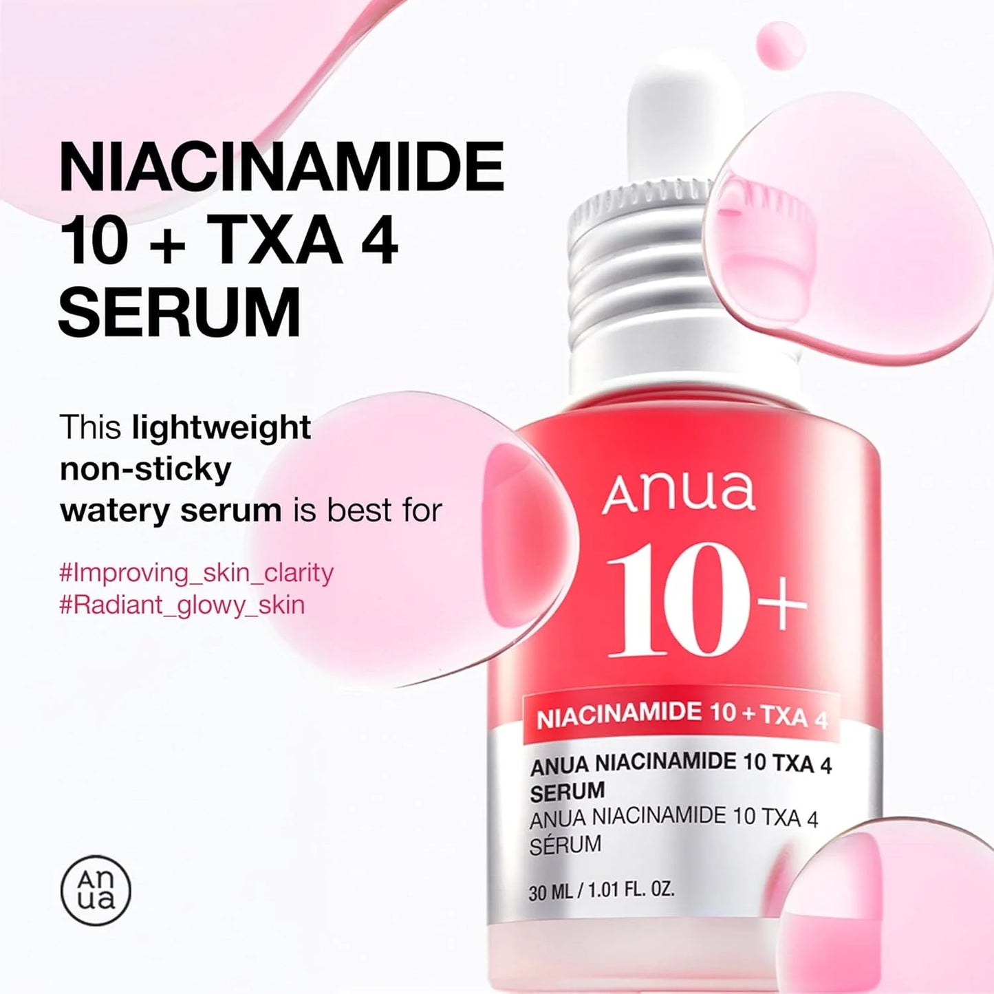 Anua Niacinimide 10%+TXA 4% Dark Spot Correcting Serum 30ML