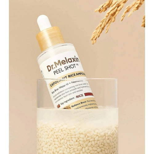 Dr.Melaxin Peel Shot Exfoliating White Rice Ampoule 2.7 fl. oz.(80ml)