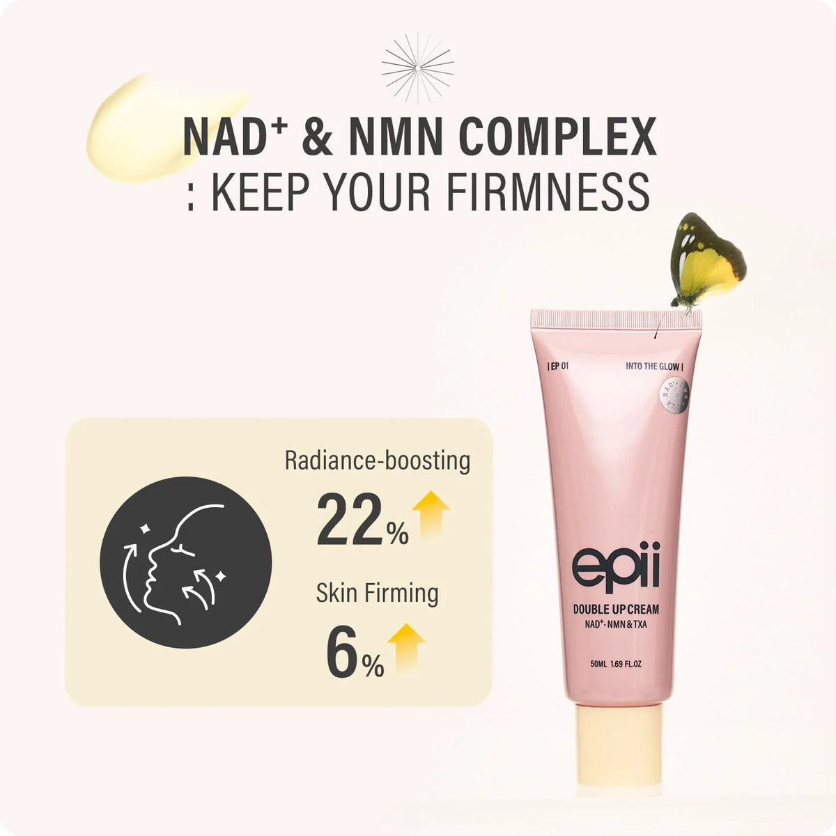 Epii Double Up Cream Nad Nmn 50Ml