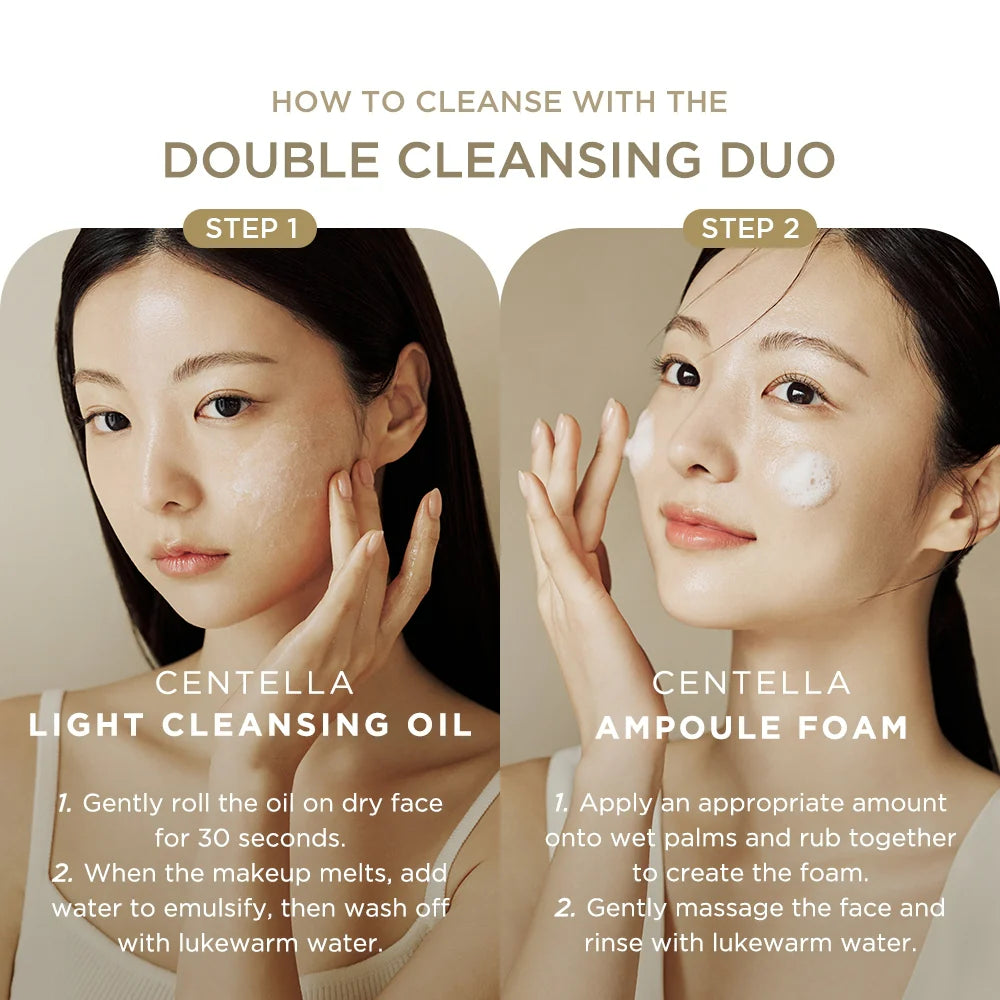 Skin1004 Centella Double Cleansing Duo (Cleansing oil + Cleansing Foam)