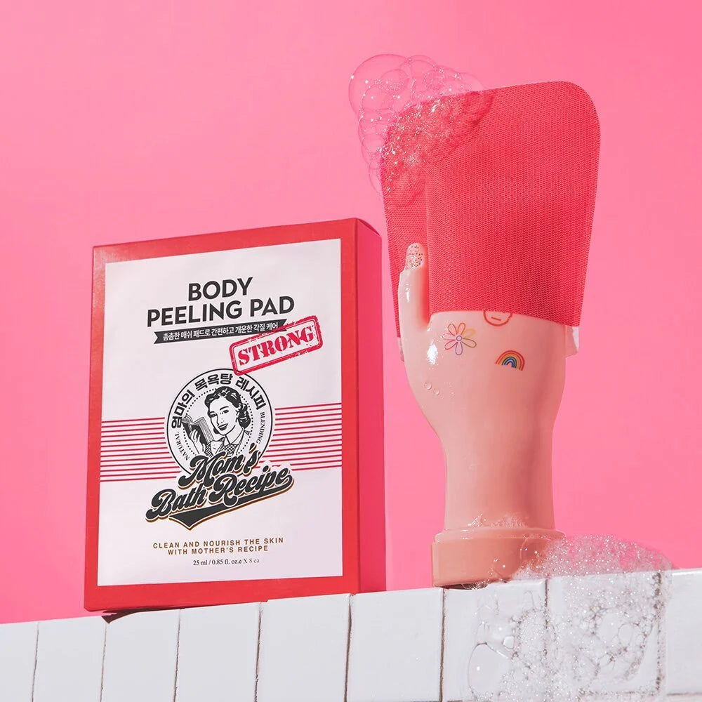 Mom's Bath Recipe Body Peeling Pad - Strong