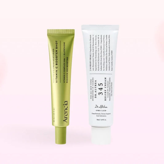 A Glass Skin Starter Duo] Arencia Vitamin C Booster Shot + Dr. Althea 345 Relief Cream