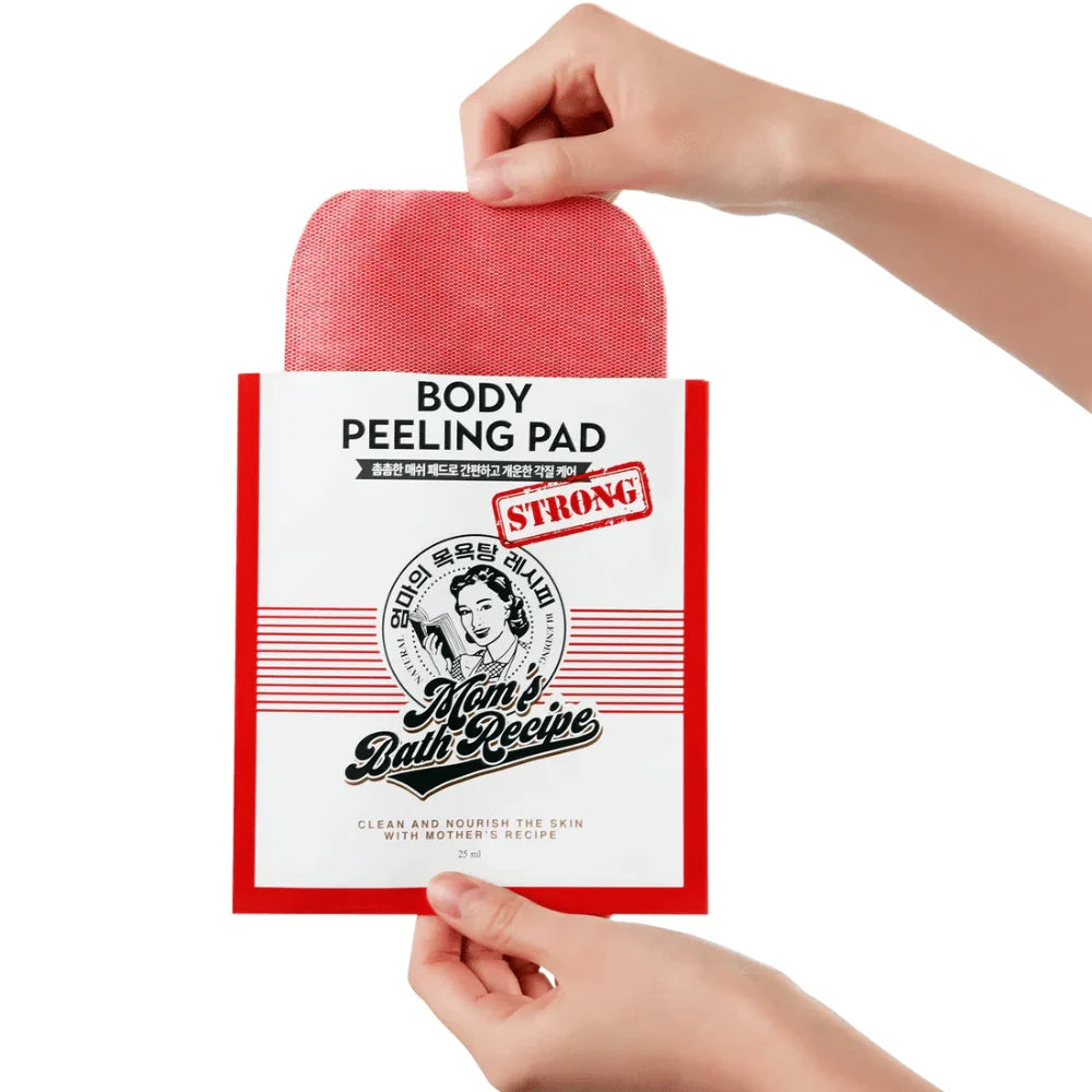Mom's Bath Recipe Body Peeling Pad - Strong