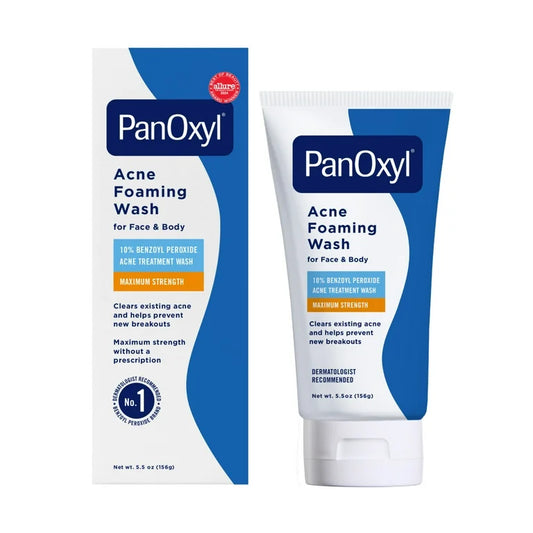 PanOxyl acne foaming wash for face and body