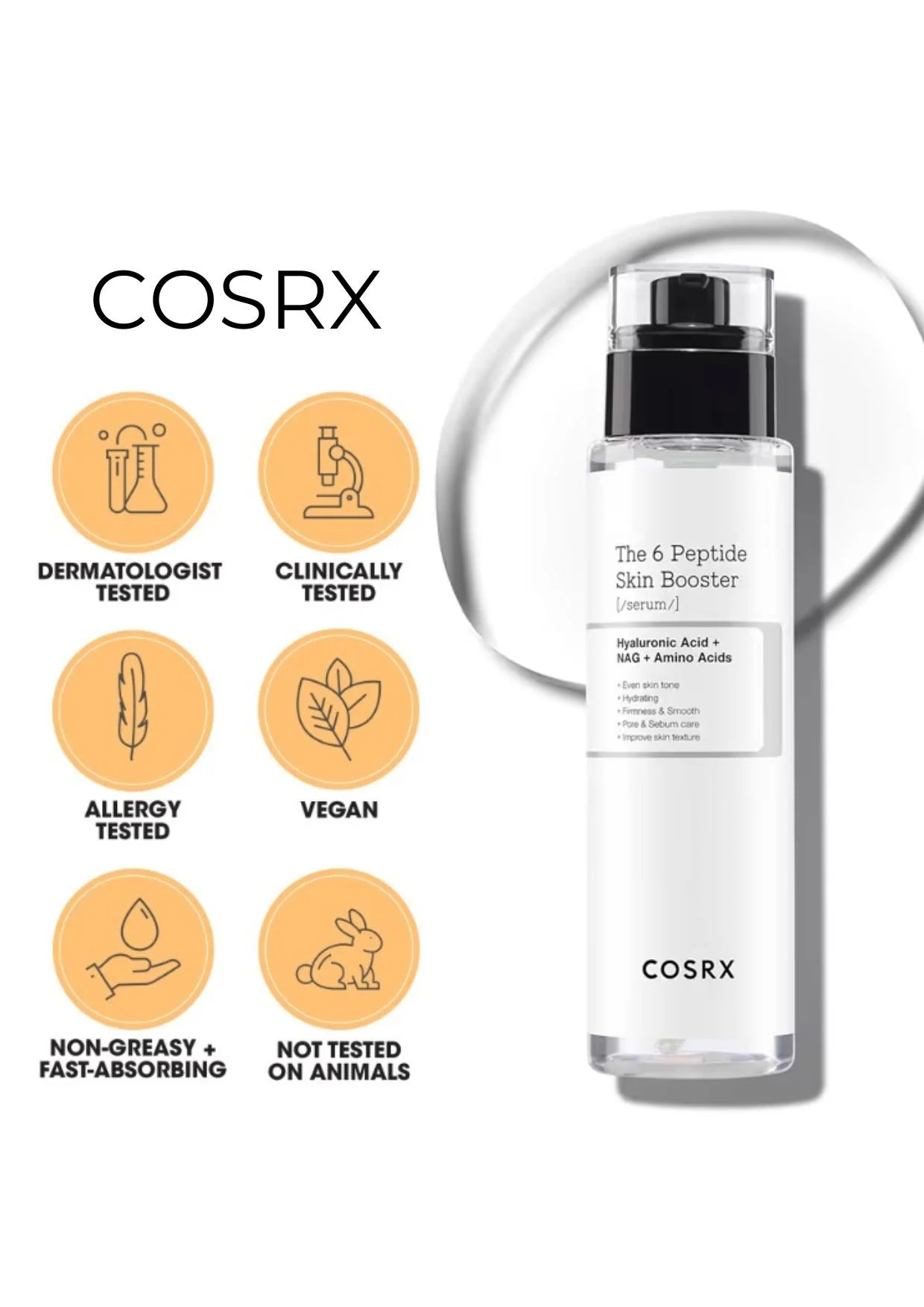 Cosrx The 6 Peptide Skin Booster Serum 150ml