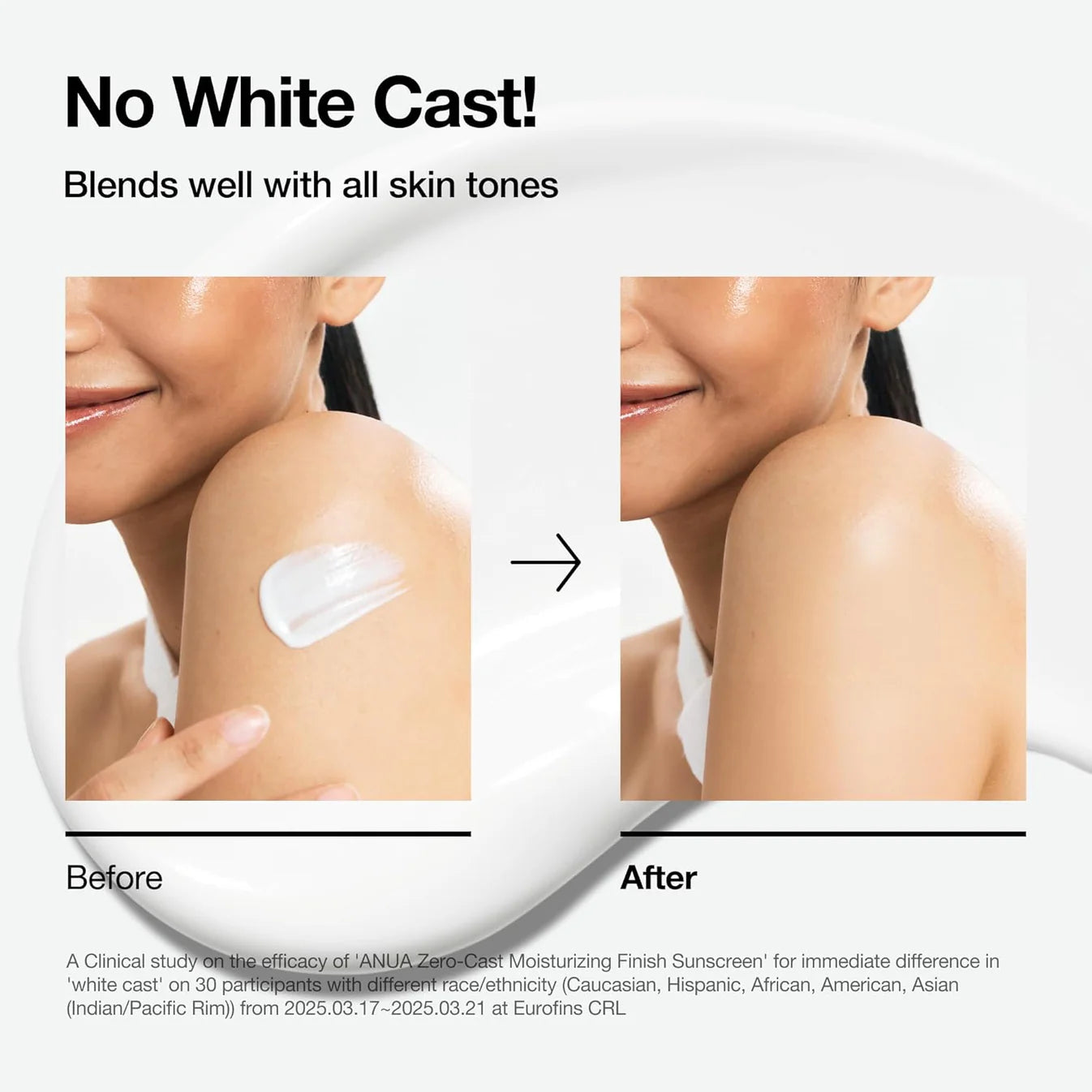 Anua Zero Cast Sunscreen SPF 50 with Hydrating Finish - 50ml